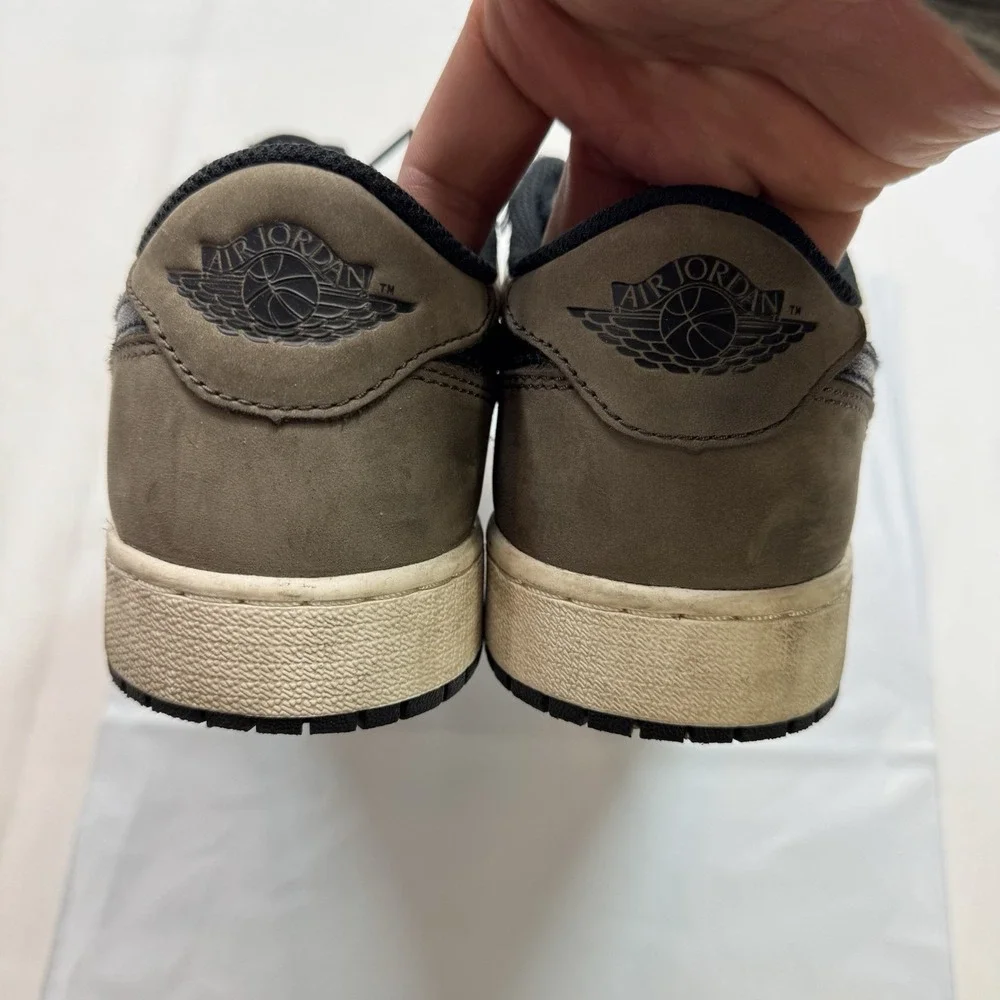 Used No Box Nike Air Jordan 1‎ Retro Low OG Mocha (GS)  - CZ0858 102 - Size 7y